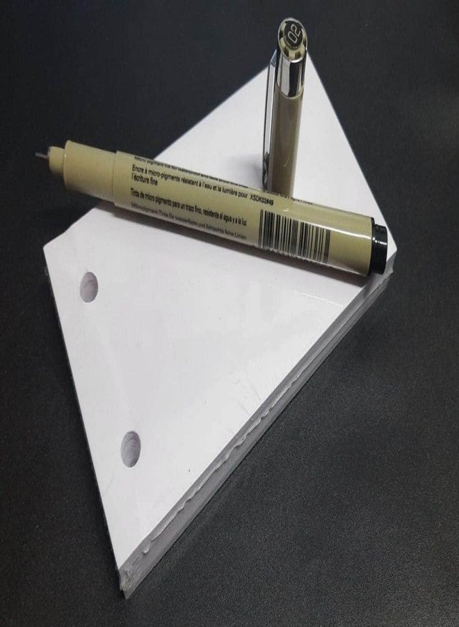 إمبرينت ورق/بطاقات دفتر قلاب فارغ من إمبرينت | مثقوب مسبقًا | 70 ورقة | 2.5 × 4.5 بوصة | عبوة واحدة مع برغيين إضافيين | أبيض - Image 4